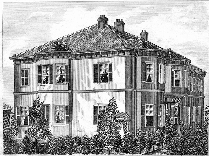 1875年竣工　校舎・寄宿舎