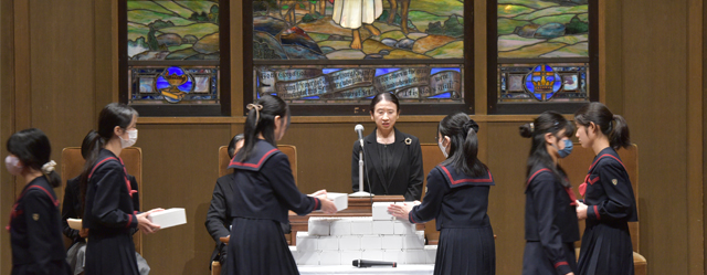 自分なりの「For Others」を実践する ～生徒の思いがつなぐ奉仕活動～